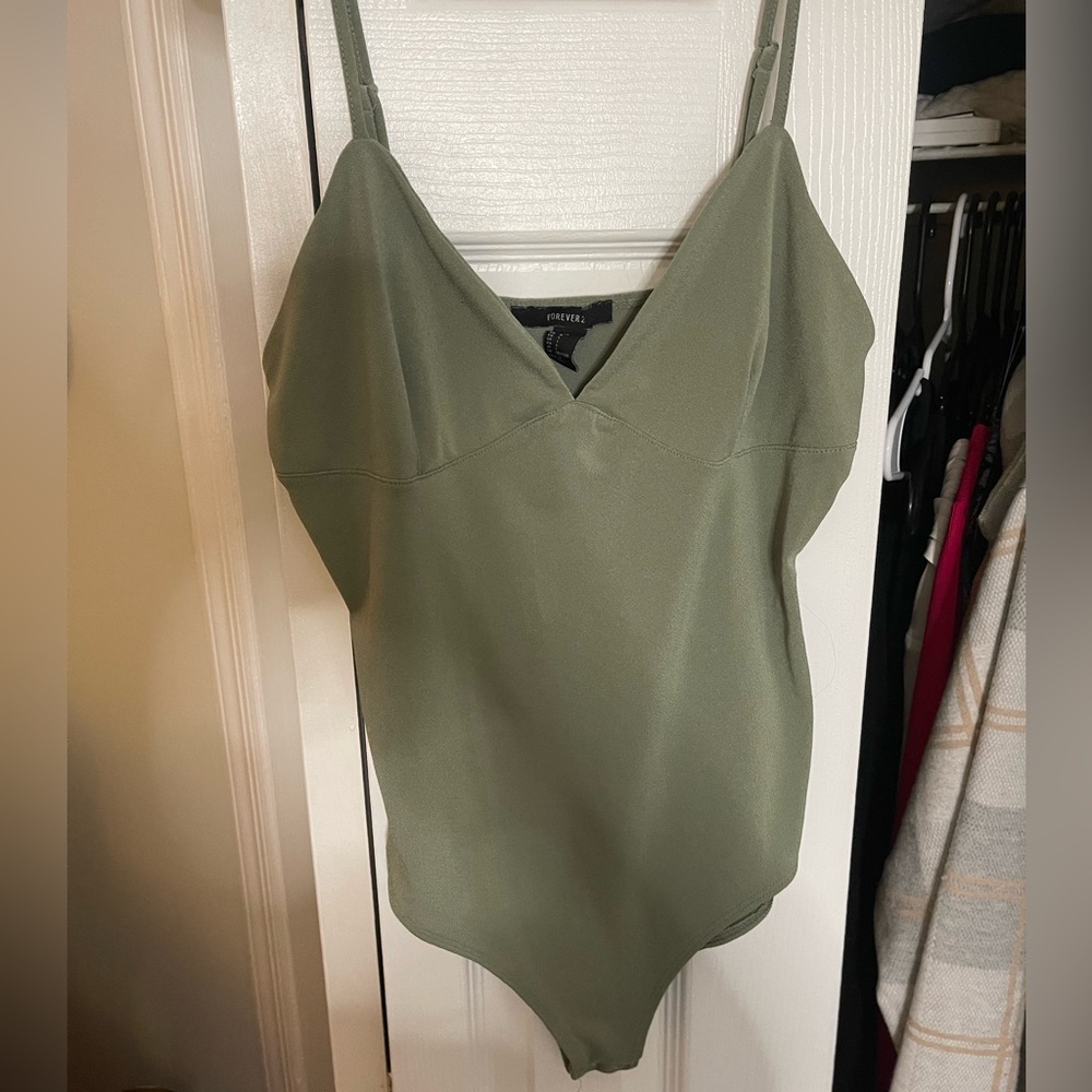 Green body suit